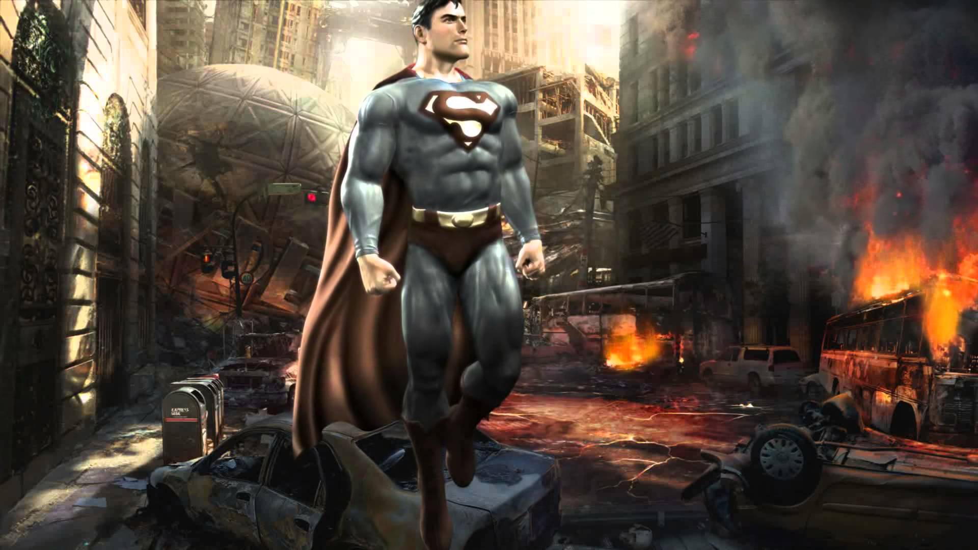 Superman Live Wallpaper - Mortal Kombat Vs Dc Universe - HD Wallpaper 