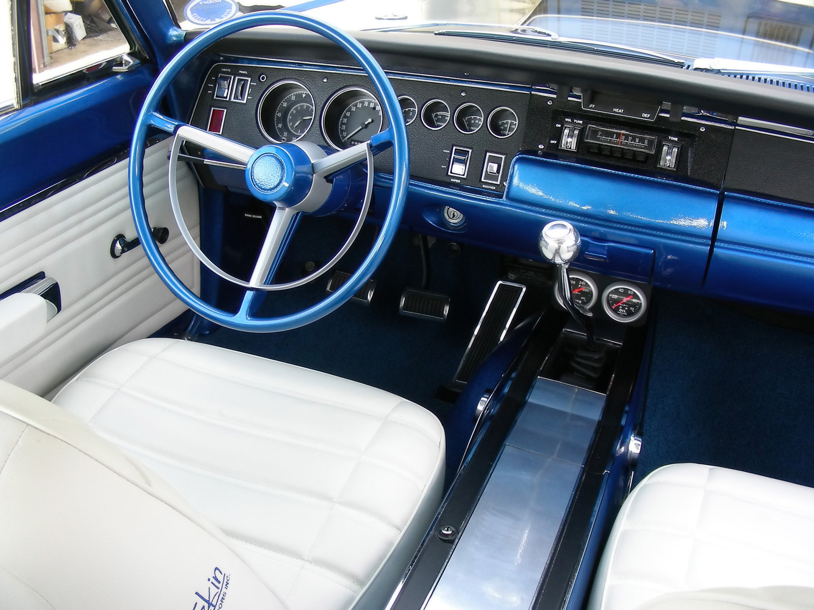 1968 Plymouth Gtx Dash - HD Wallpaper 