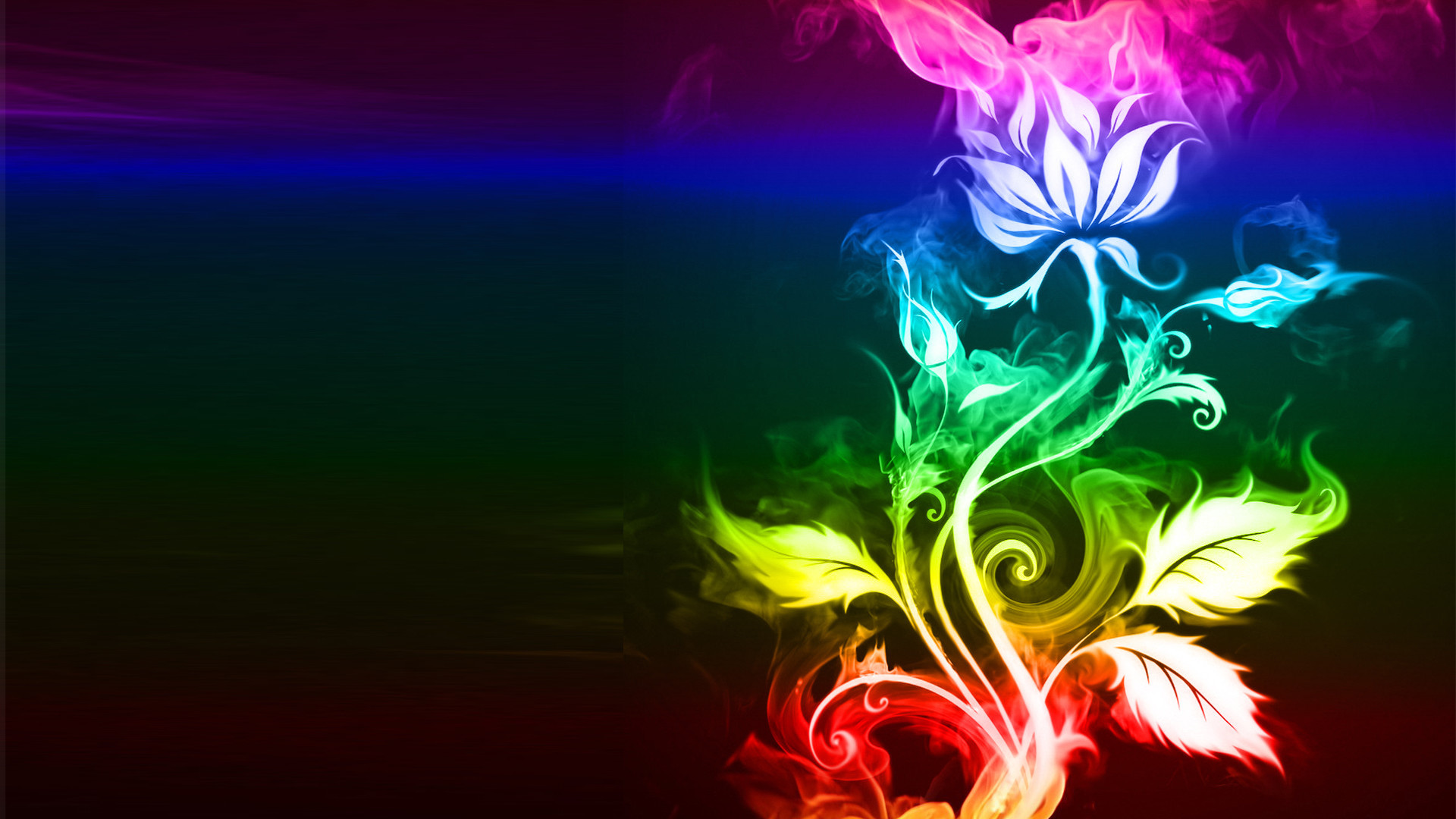 Unbelievable Abstract Rainbow Wallpaper Desktop - Cool Rainbow Backgrounds  - 1920x1080 Wallpaper 