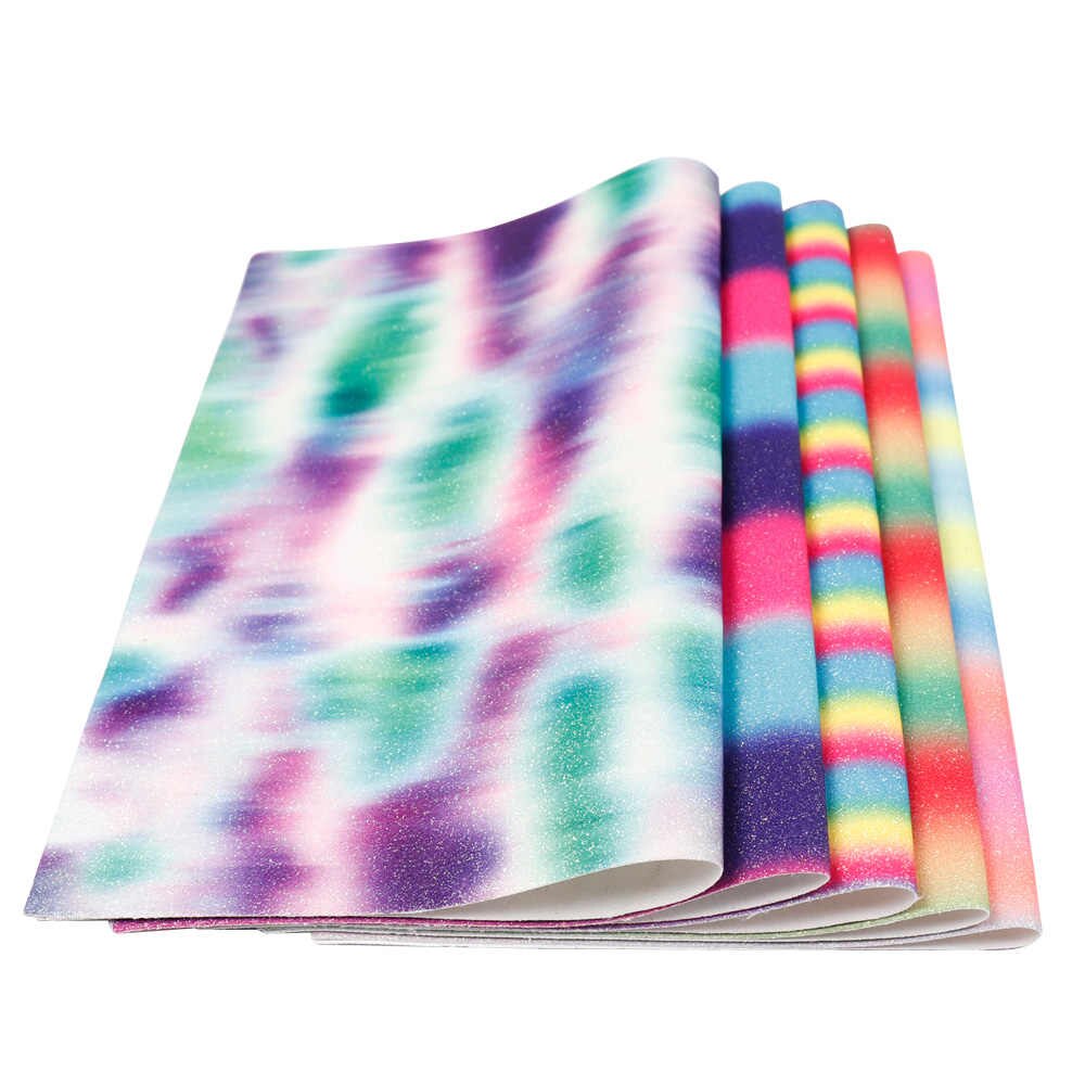 22cm*30cm Gradient Color Rainbow Glitter Sheet Vinyl - Placemat - HD Wallpaper 