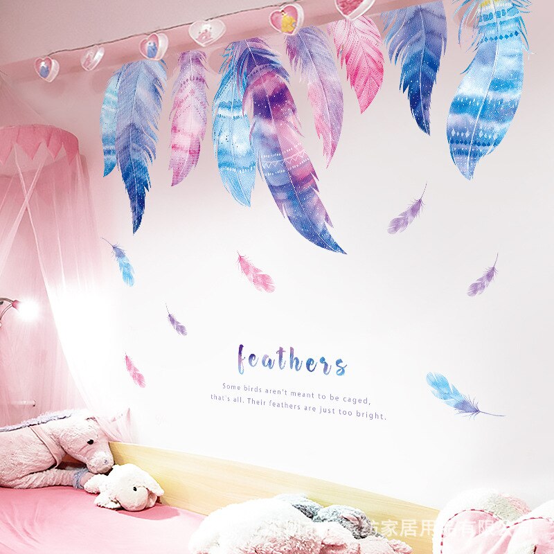 Dibujos Para Cuartos Plumas - HD Wallpaper 