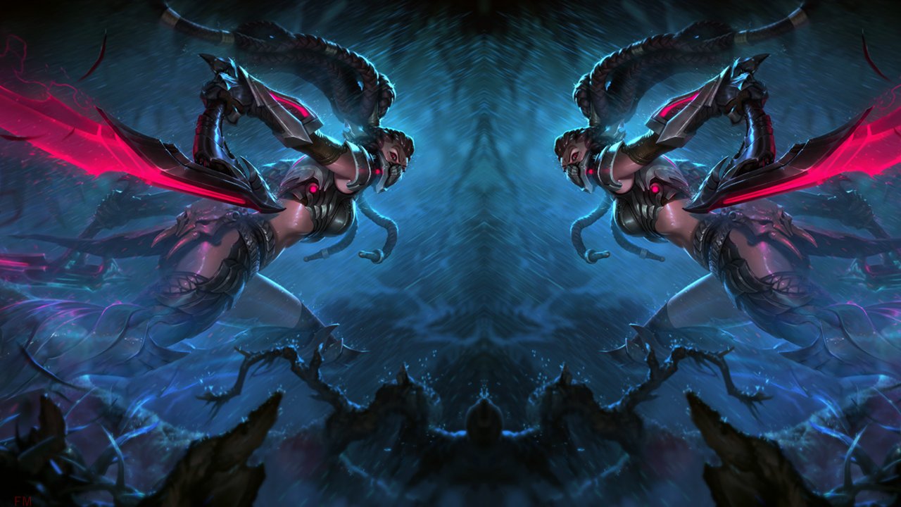 Akali Headhunter Splash Art - HD Wallpaper 