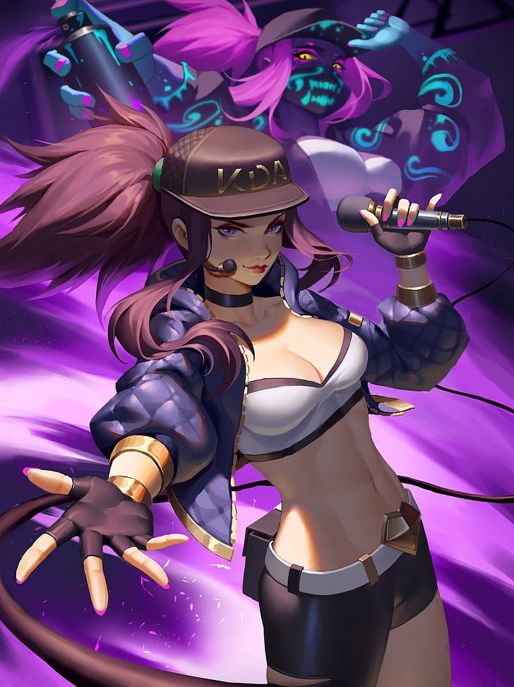 Akali, Akali , Video Game Art, Video Games, Hd Wallpaper - Kda Jojo - HD Wallpaper 