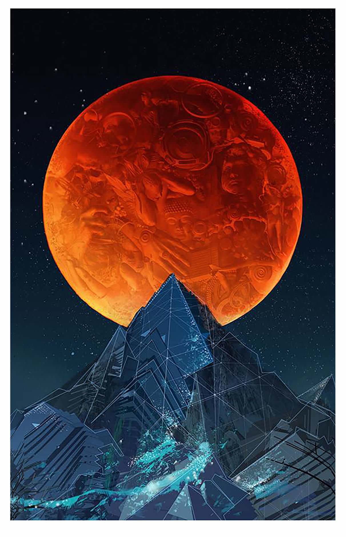 Blood Moon Wallpaper Iphone - HD Wallpaper 