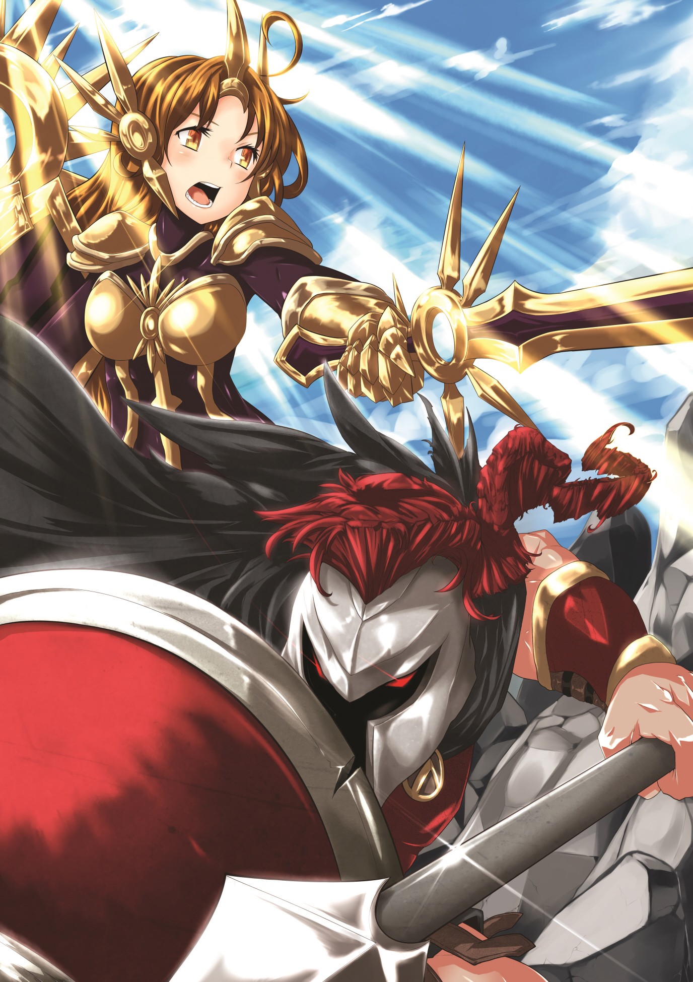 Leona & Pantheon By Kaho Hd Wallpaper Fan Art Artwork - Pantheon Lol Fan Art - HD Wallpaper 