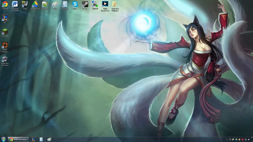 Nine Tails League Of Legends - HD Wallpaper 