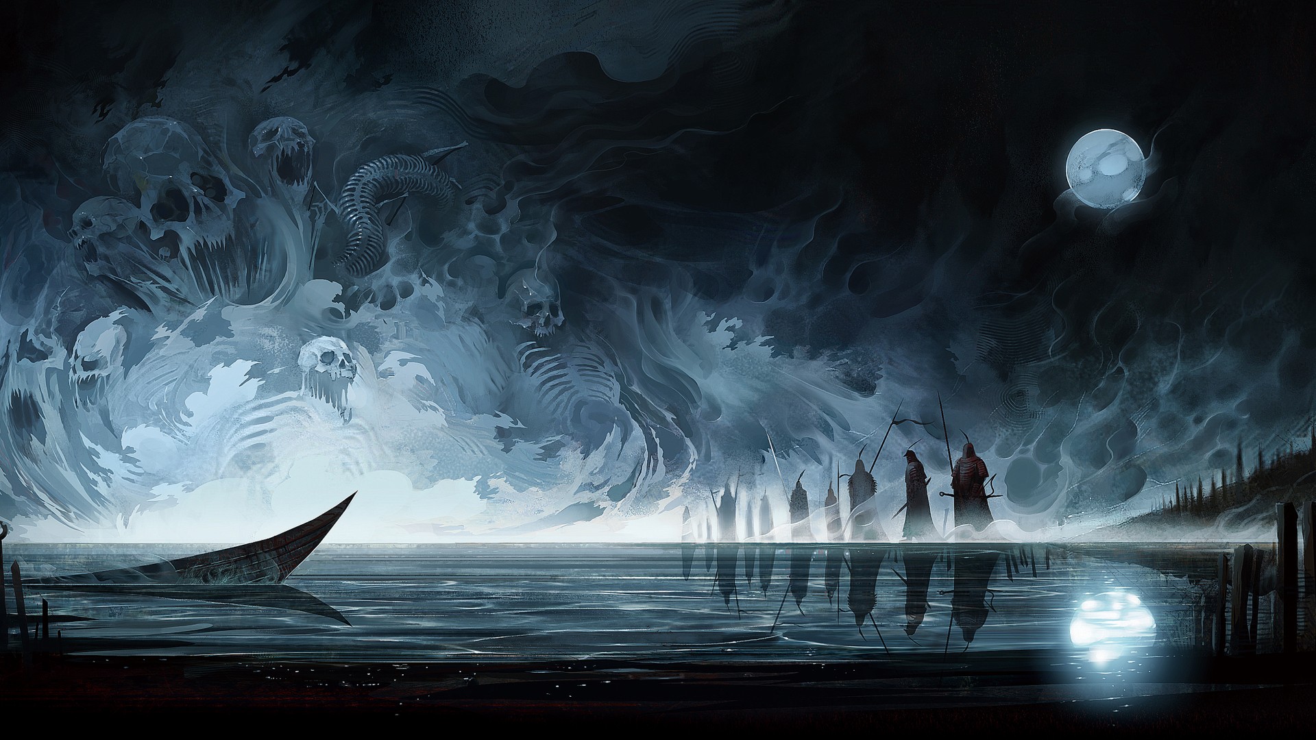 Dark Wallpaper Fantasy - HD Wallpaper 