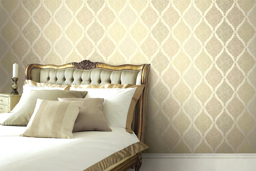 Beige Wallpaper For Bedroom - HD Wallpaper 