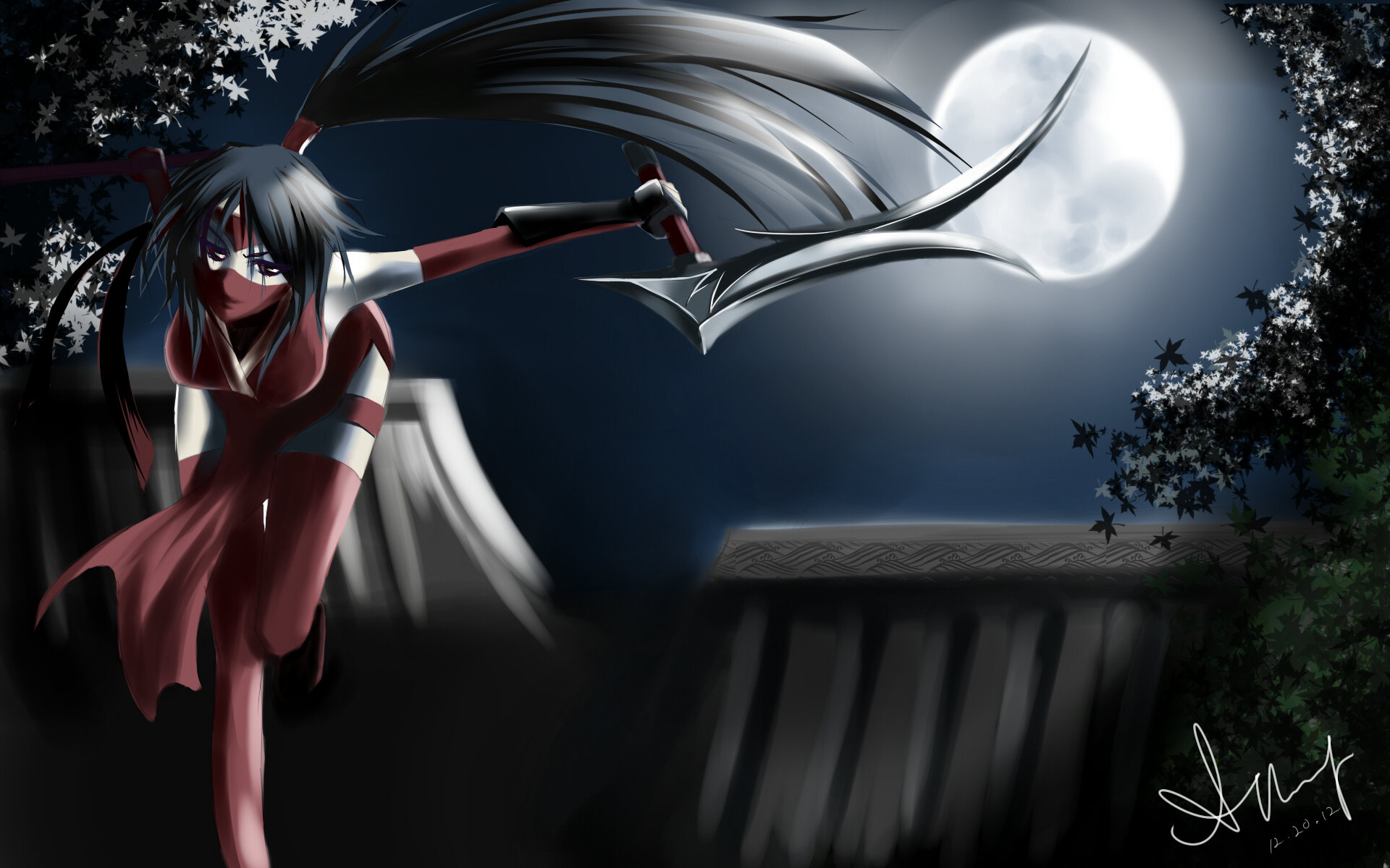 High Resolution Akali Hd Wallpaper Id - League Of Legends Akali Fanarts - HD Wallpaper 