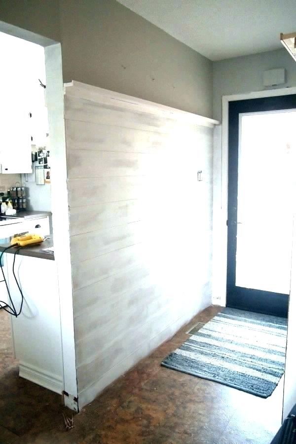 Half Wall Bathroom Ideas Gray In A Foyer Quick Entryway - Ideas Bathroom Shiplap - HD Wallpaper 