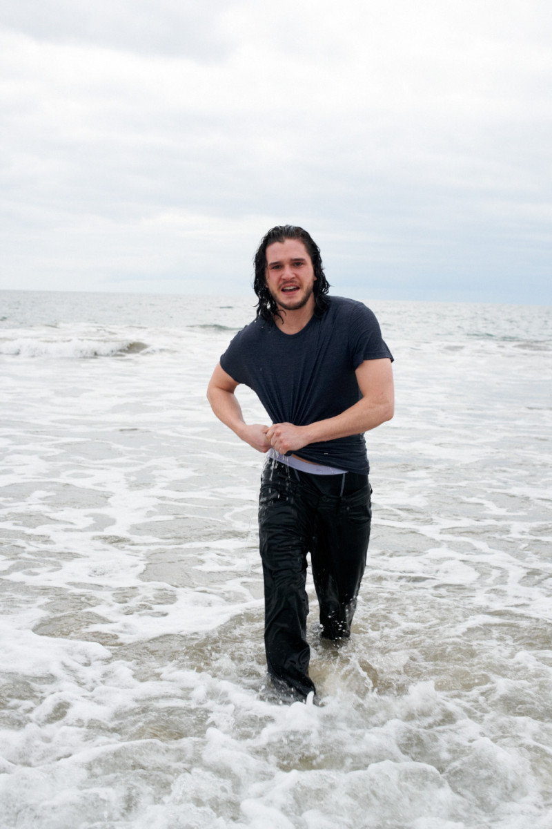 Pic - Kit Harington Wet - HD Wallpaper 