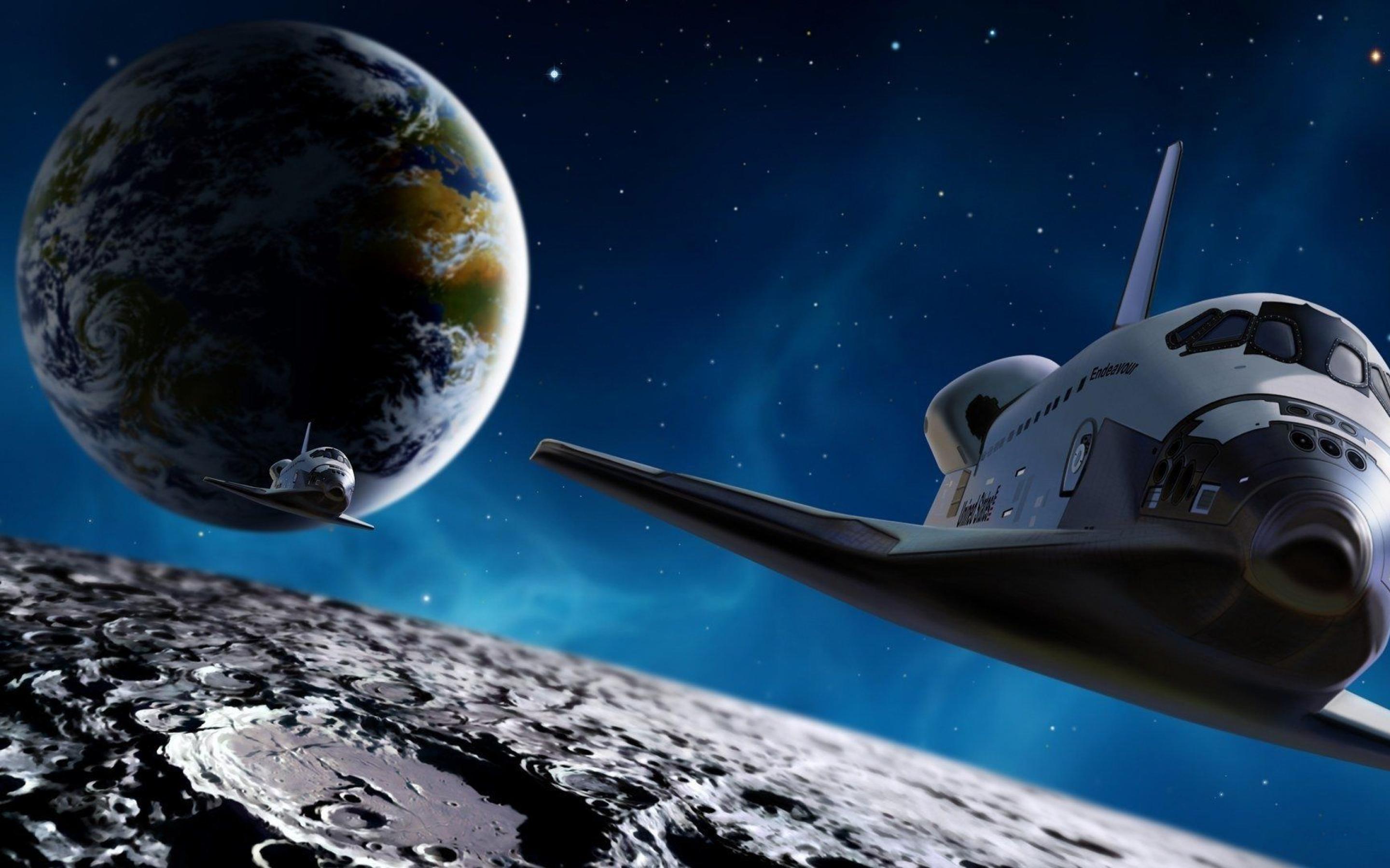 Desktop Dark Moon Background Download - HD Wallpaper 