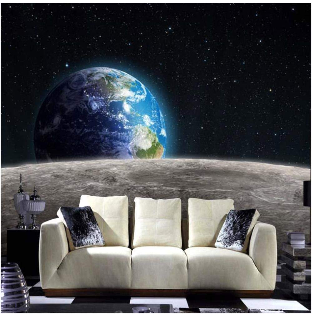 Earth And Moon Wallpaper - HD Wallpaper 