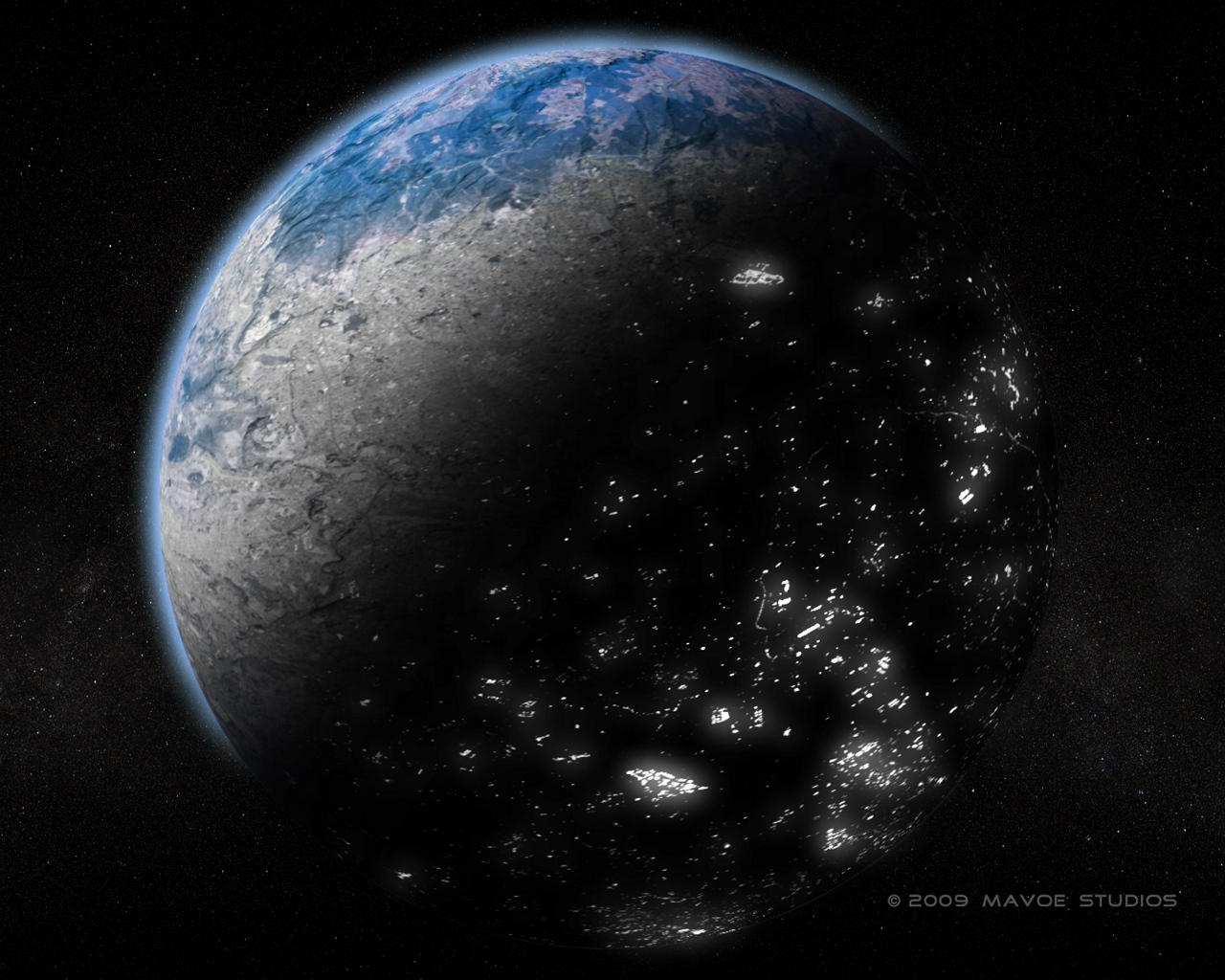 Earth And Moon Wallpaper - HD Wallpaper 