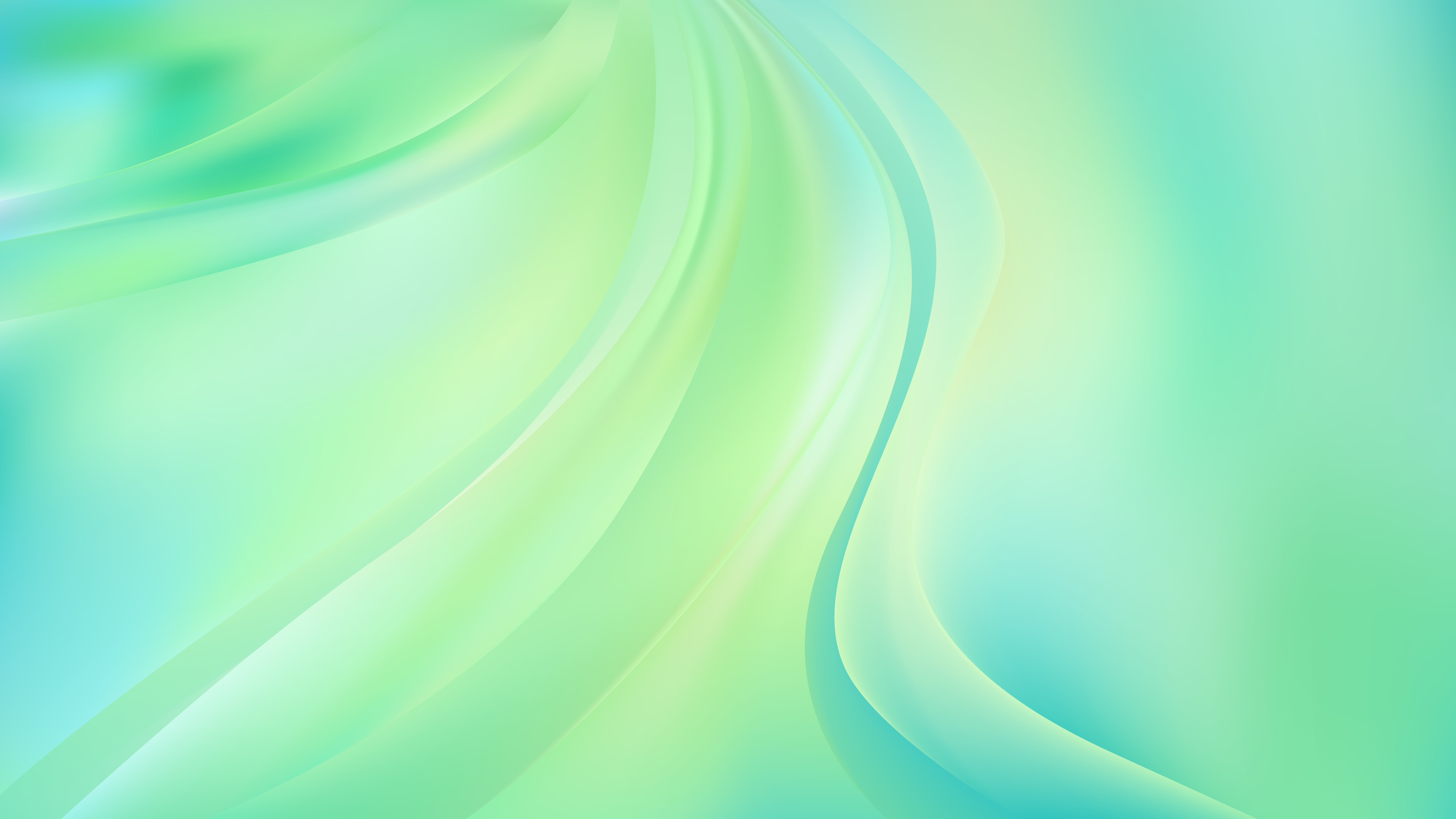 Abstract Glowing Mint Green Wave Background - Mint Green Abstract Background - HD Wallpaper 