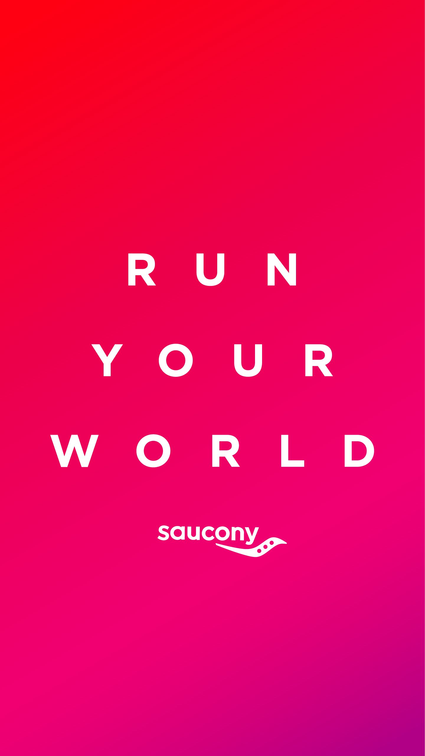 Run Your World Saucony - HD Wallpaper 