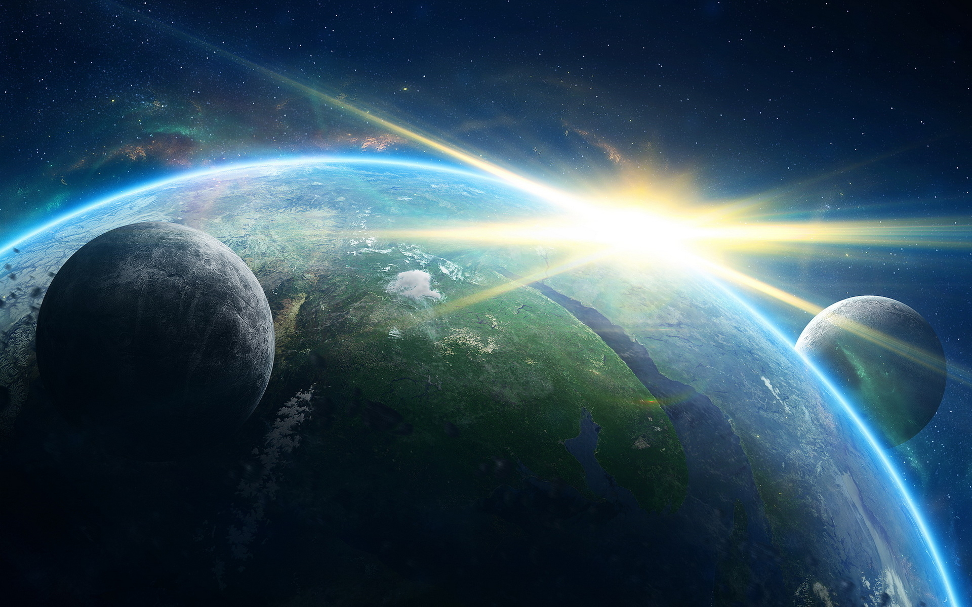 Desktop Earth Pics From The Moon Wallpaper - Planets Hd - HD Wallpaper 