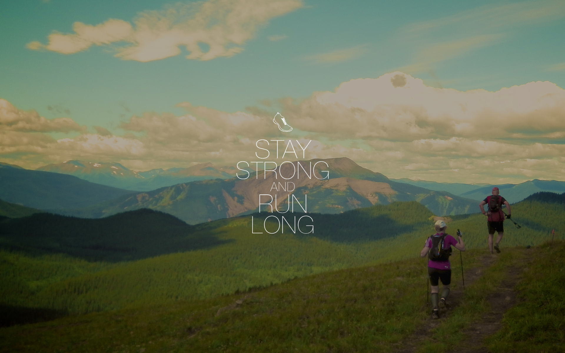 Marathon Running Wallpaper - Stay Strong Run Long - HD Wallpaper 