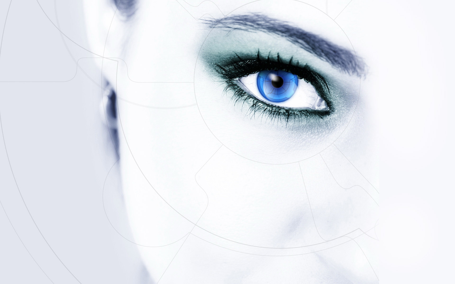 Blue Eye - HD Wallpaper 