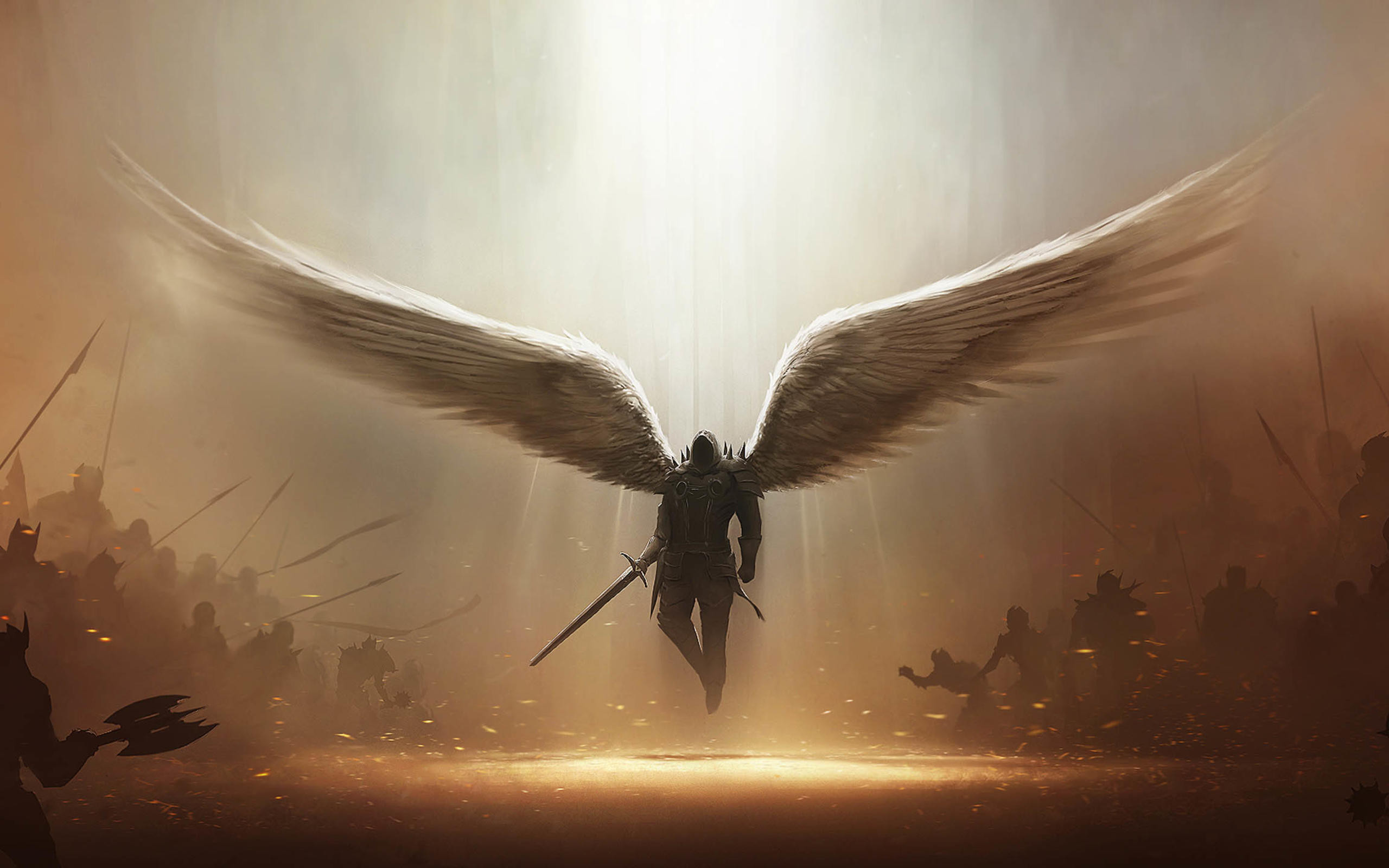Hd Wallpaper - Diablo 3 Tyrael - HD Wallpaper 