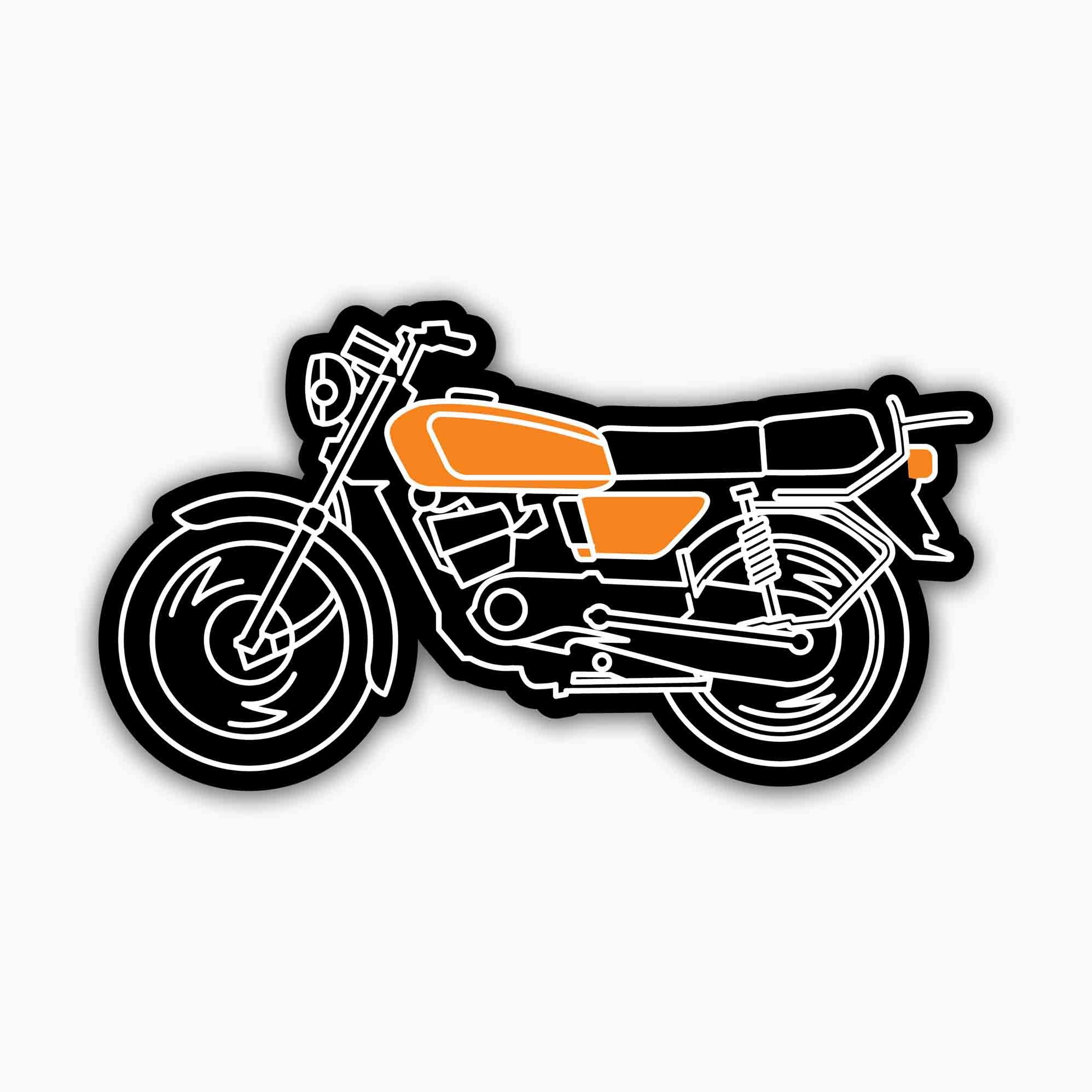 Buy - Rx 100 Bike Sticker - HD Wallpaper 