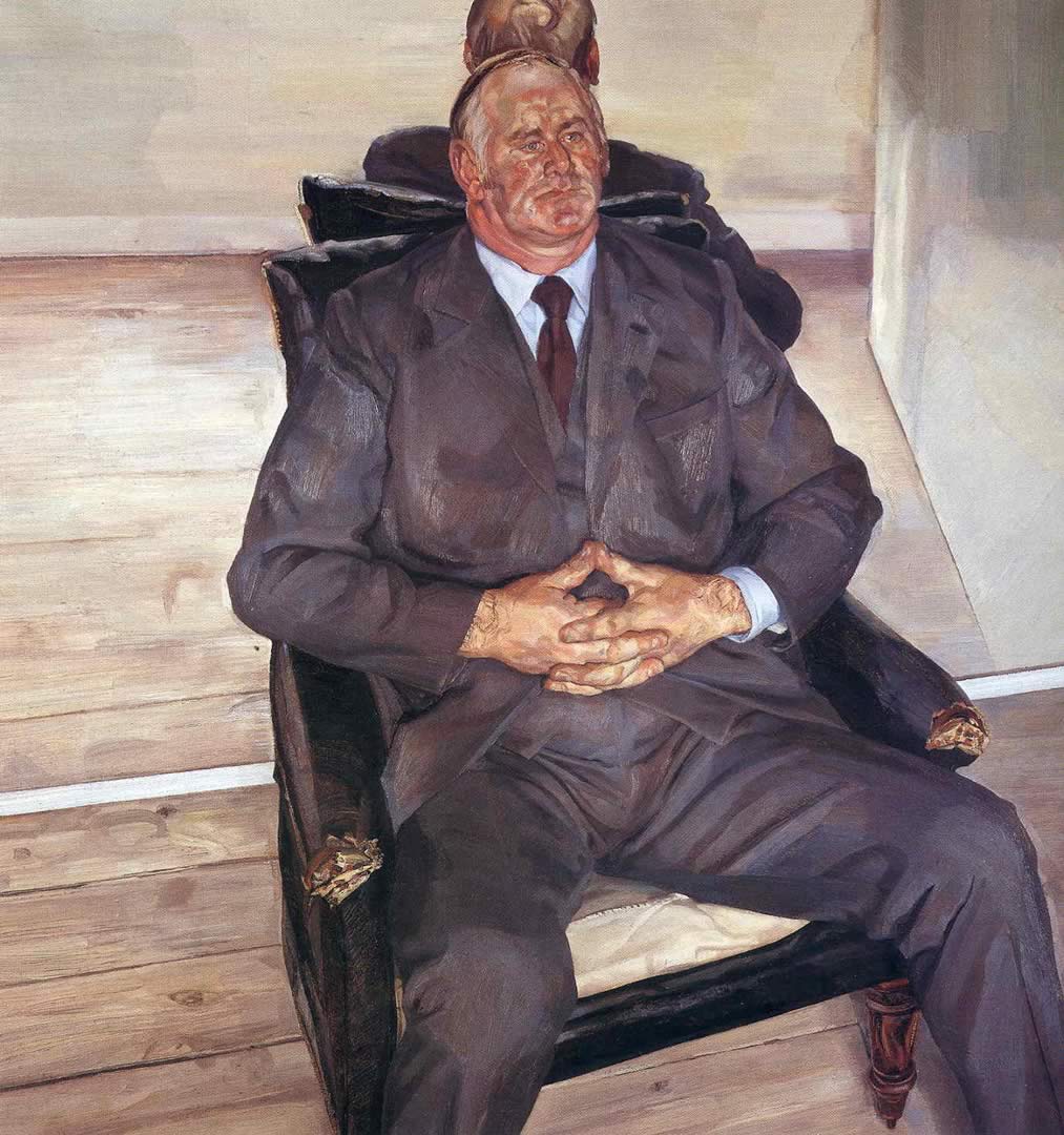 The Big Man - Lucian Freud The Big Man - HD Wallpaper 