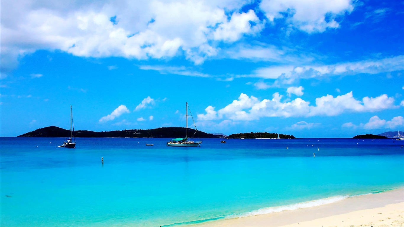 Honeymoon Beach Virgin Islands National Park-nature - Virgin Islands National Park - HD Wallpaper 