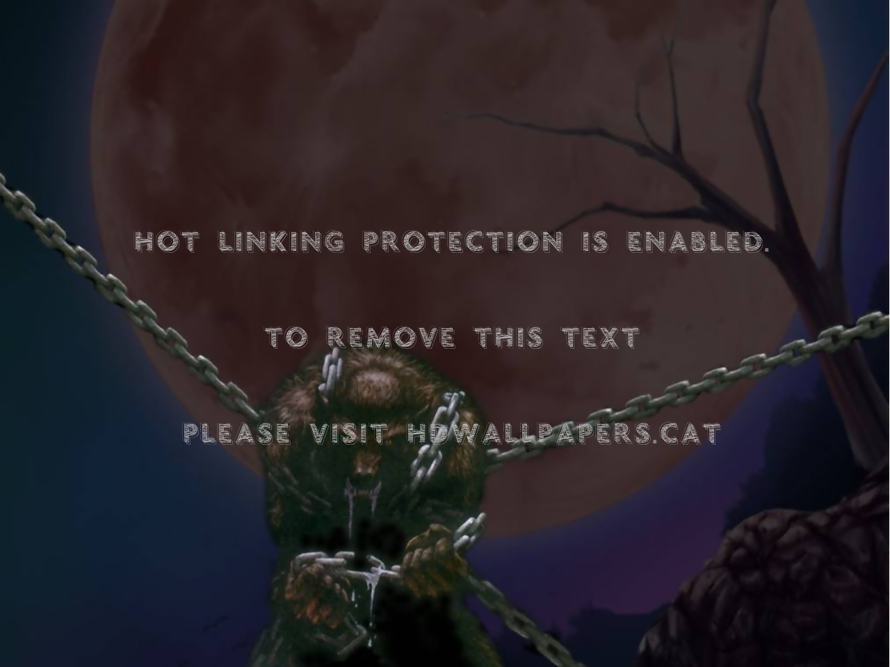 Werewolf Chained Lycan Monster Abstract - Christian Cross - HD Wallpaper 