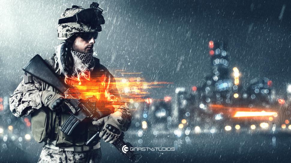 Battlefield 4 Soldier Hi Resolution Image Wallpaper,action - HD Wallpaper 