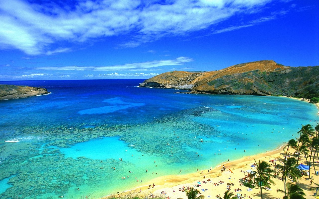 Beaches In Hawaii - HD Wallpaper 