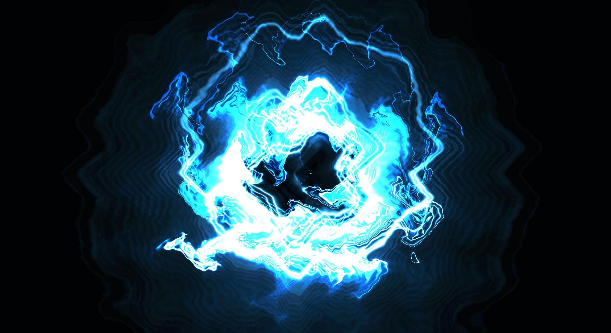 Electricity Black Background - HD Wallpaper 