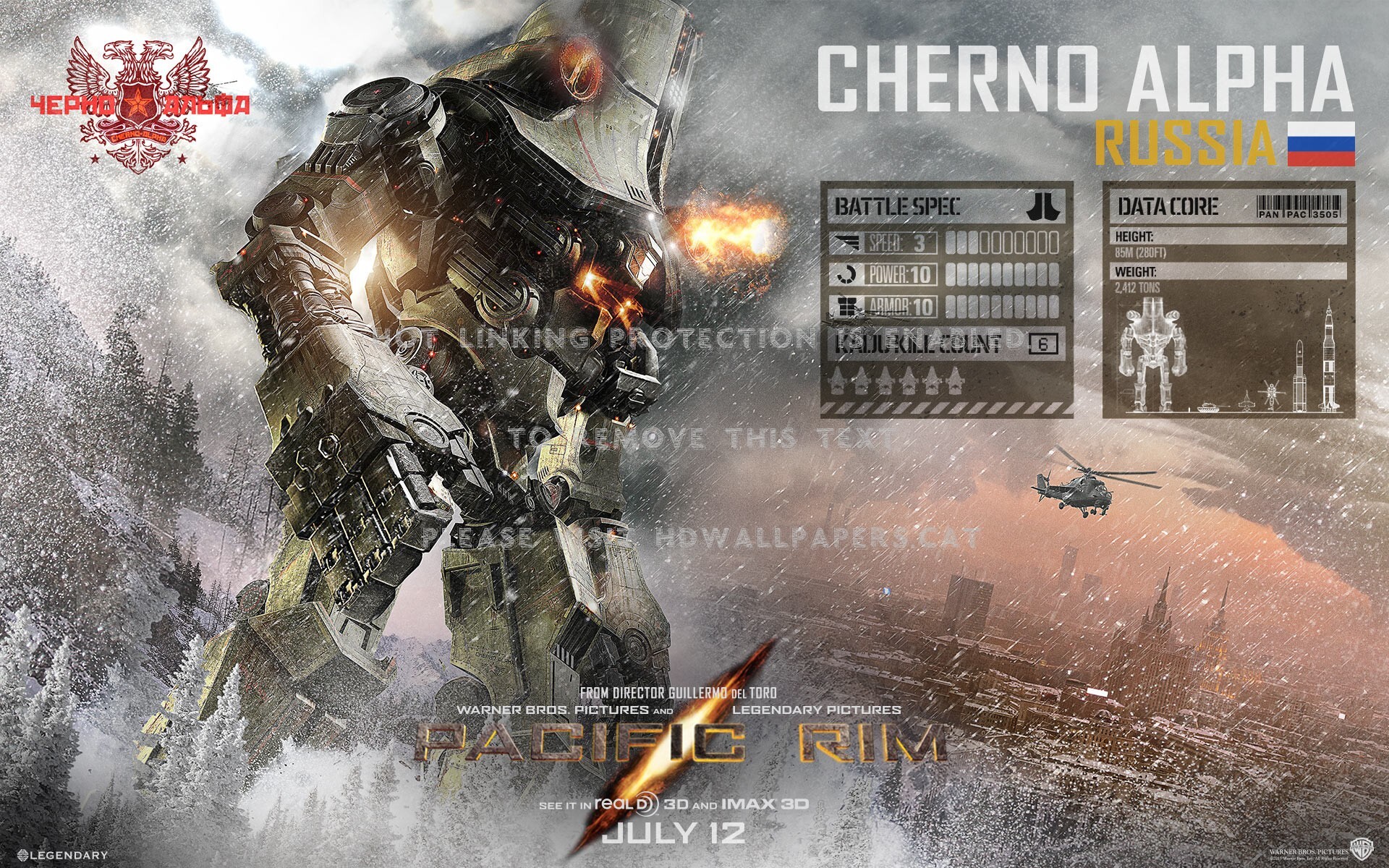 Cherno Alpha Russia Pacific Rim Jager - Pacific Rim Background - HD Wallpaper 