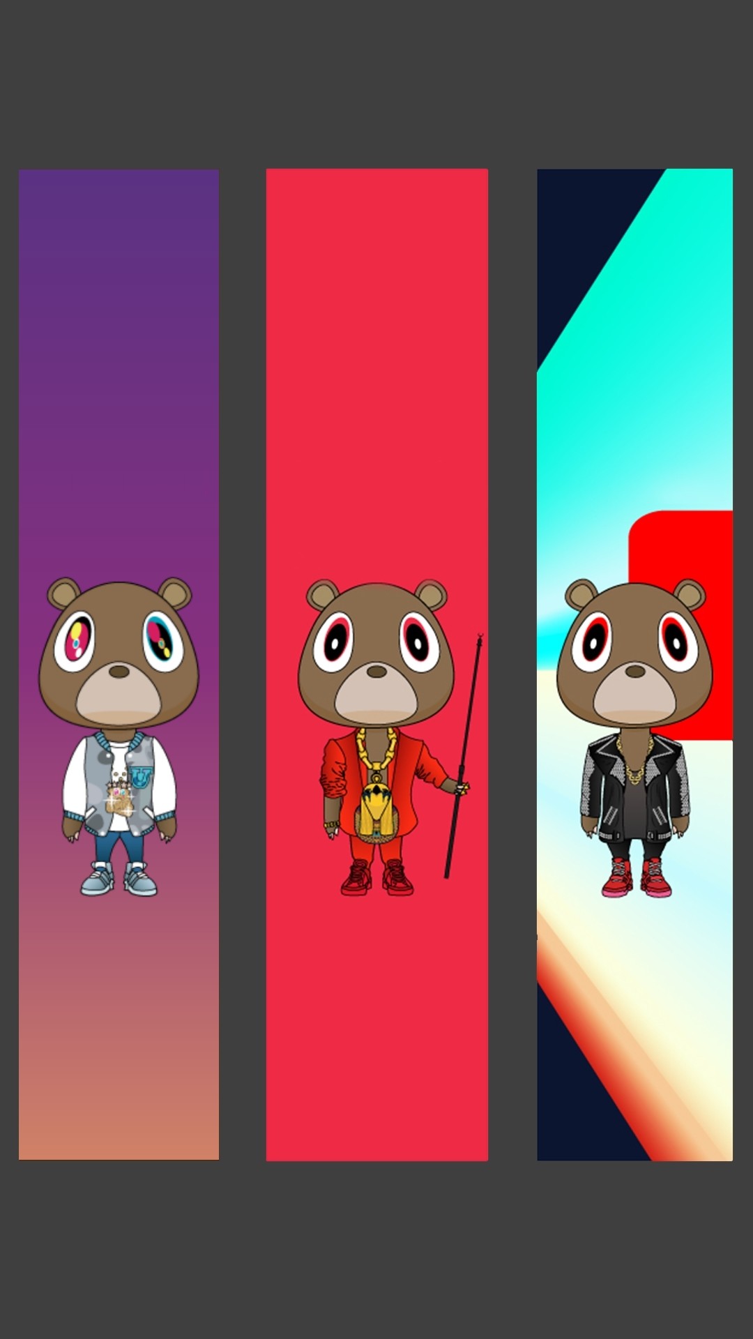 Modified I Picture I Saw On Here Into A Phone Wallpaper - Kanye West Graduation Wallpaper Iphone - HD Wallpaper 