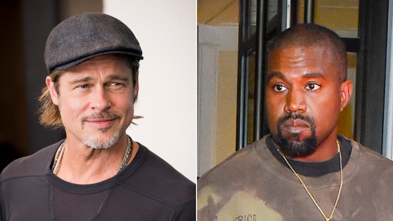 Brad Pitt Kanye West - HD Wallpaper 