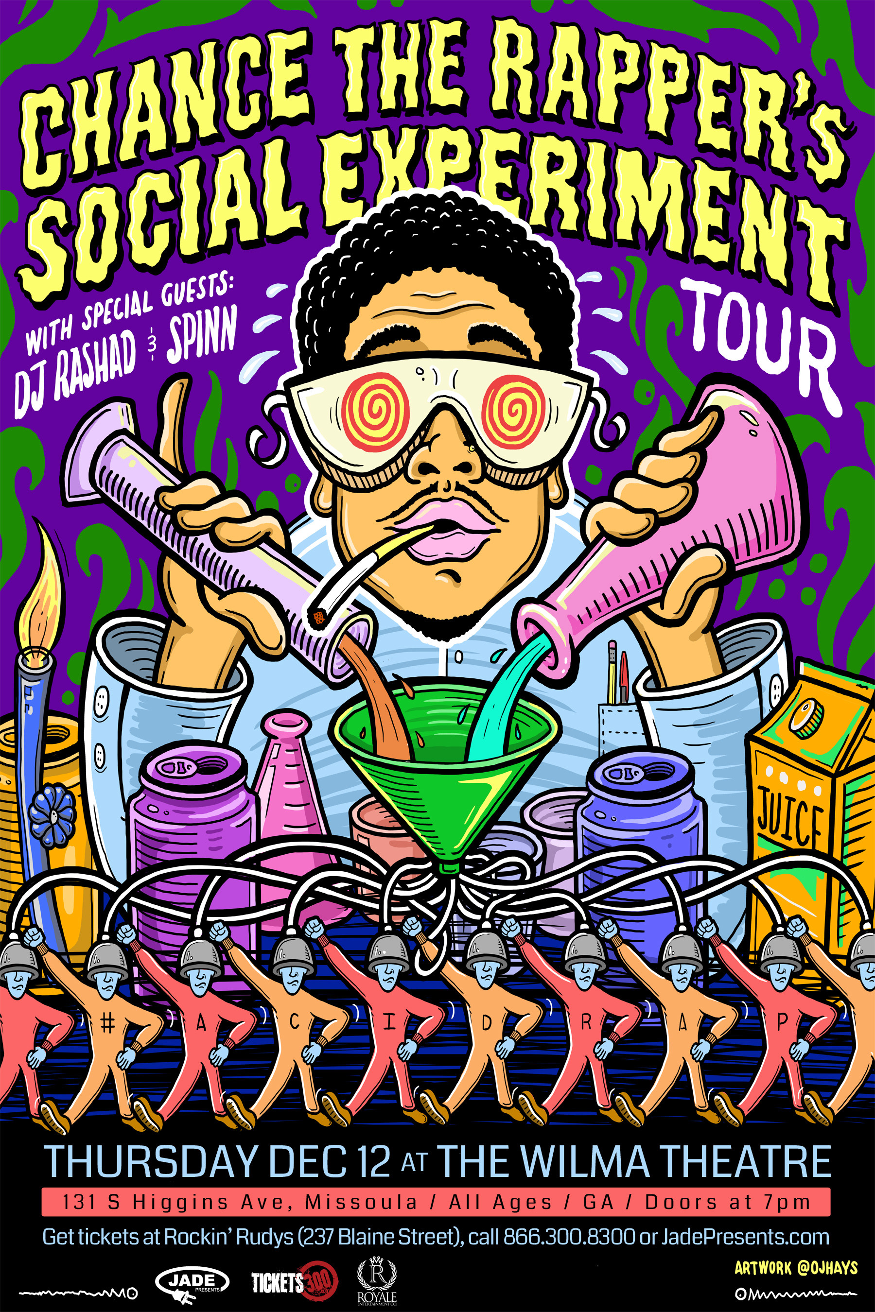 Chance The Rapper Announces The Social Experiment Tour - Chance The Rapper Concert Posters - HD Wallpaper 