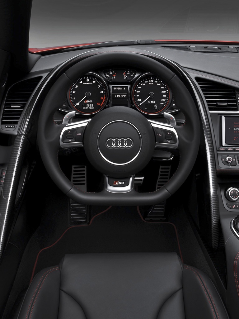 Audi R8 Spyder 2015 Interior - HD Wallpaper 