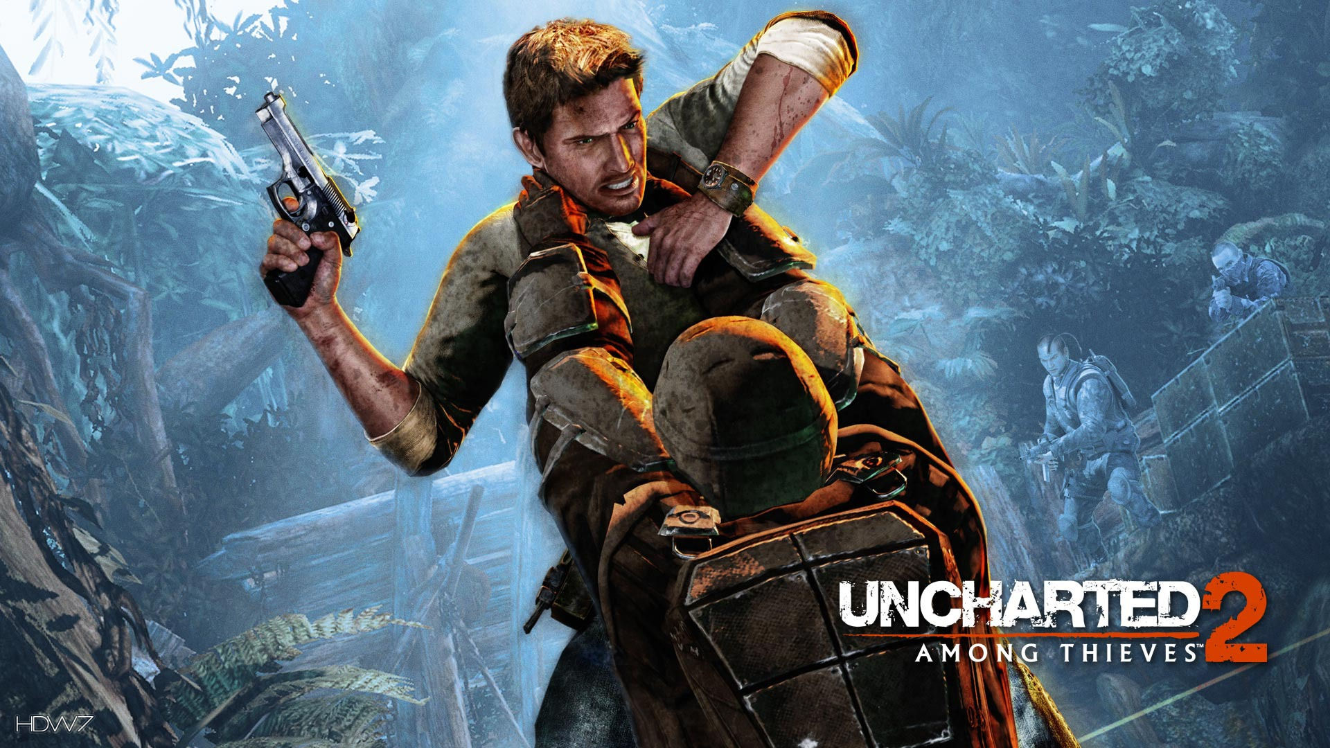 Uncharted 2 Among Thieves Drake Widescreen Hd Wallpaper - Uncharted Backgrounds - HD Wallpaper 