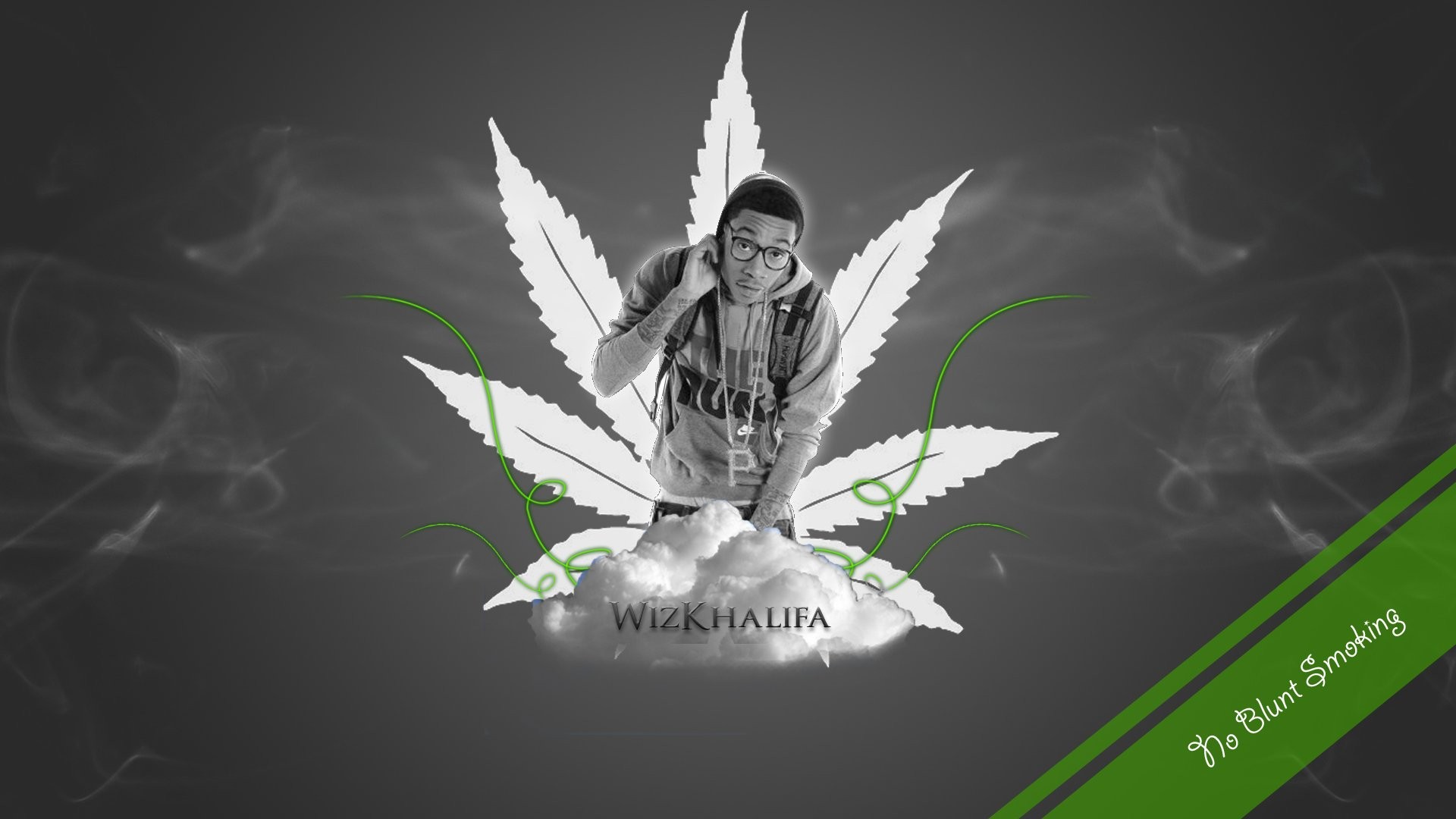 Hd Wiz Khalifa Smoke - HD Wallpaper 