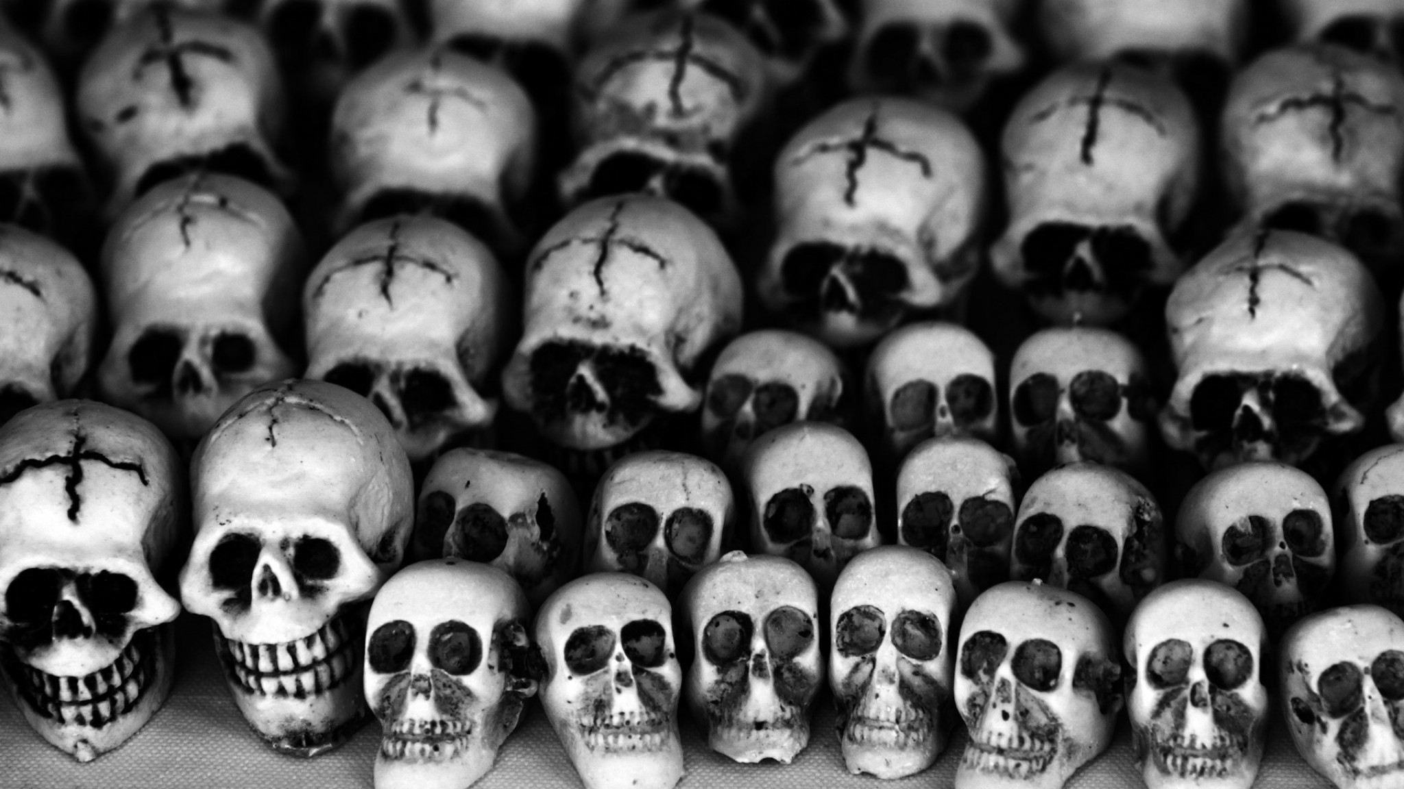 Skull Background - HD Wallpaper 