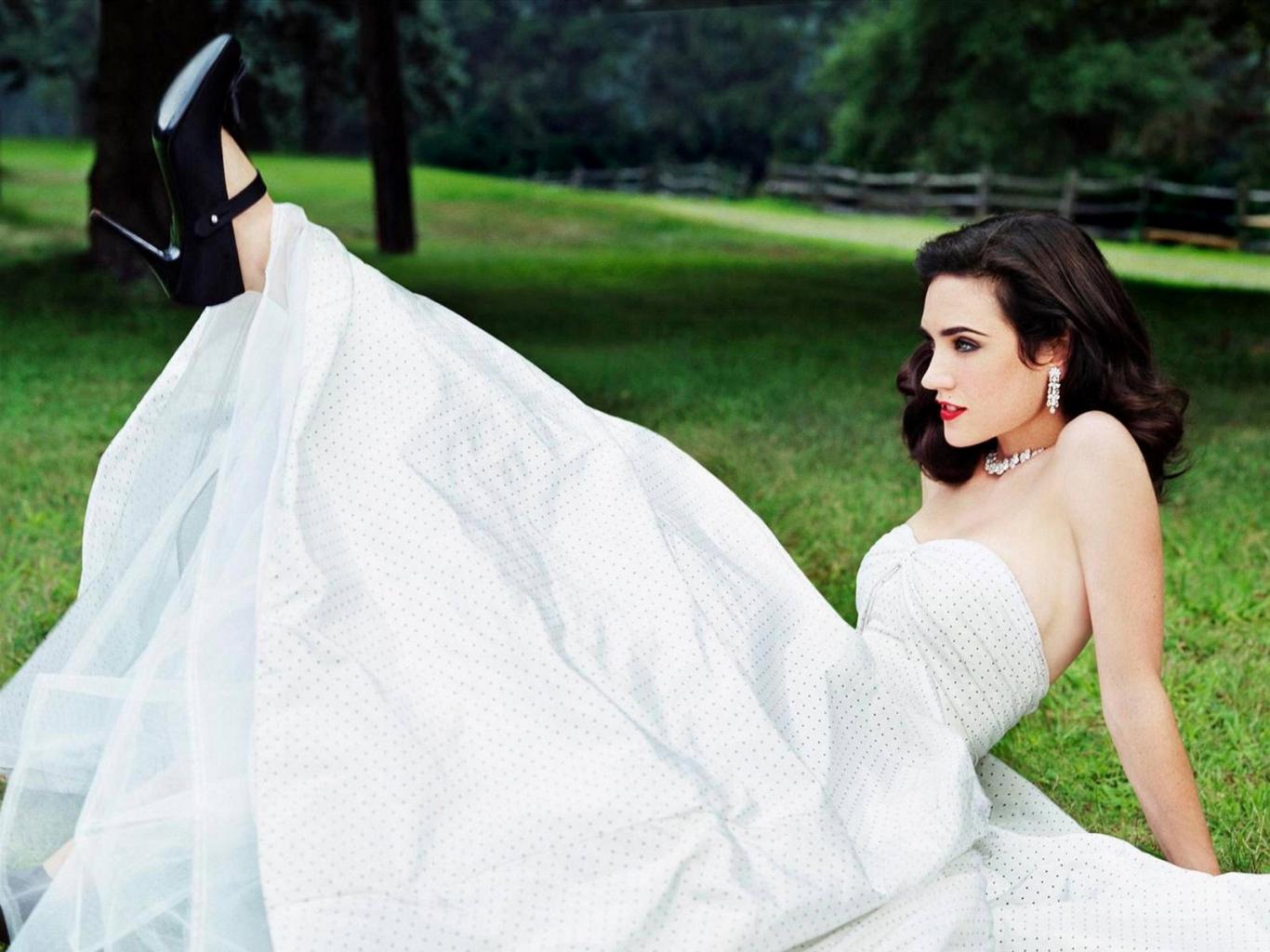 Jennifer Connelly Wedding Dress - HD Wallpaper 