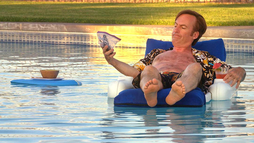 Saul Goodman In Swimming Pool - HD Wallpaper 