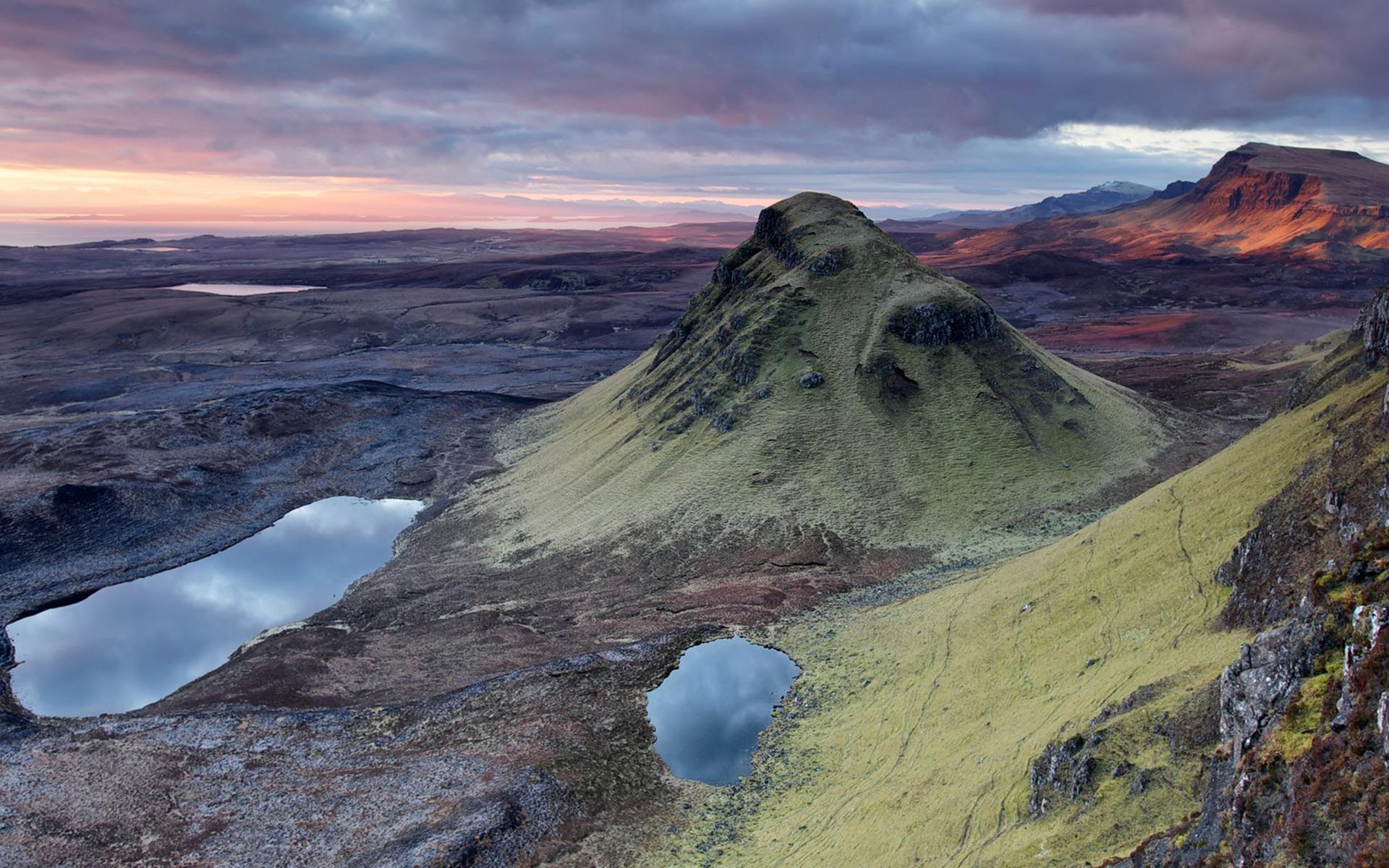 Hd Nature Mountain Range Fog Sunrise Landscape Tree - National Geographic 4k Best - HD Wallpaper 