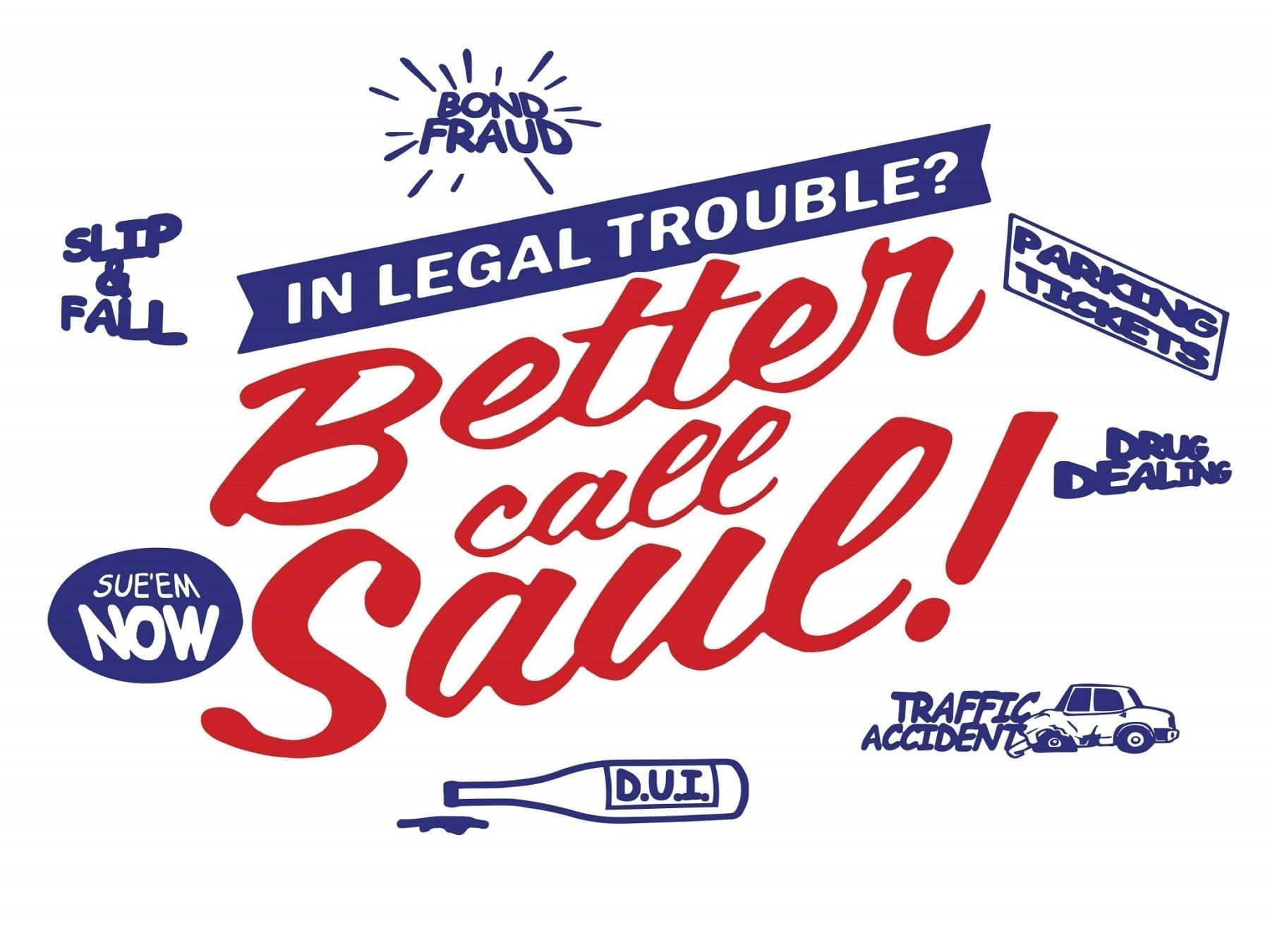 Better Call Saul Wallpaper Logo Poster Marketing Material - Logo Better Call Saul - HD Wallpaper 