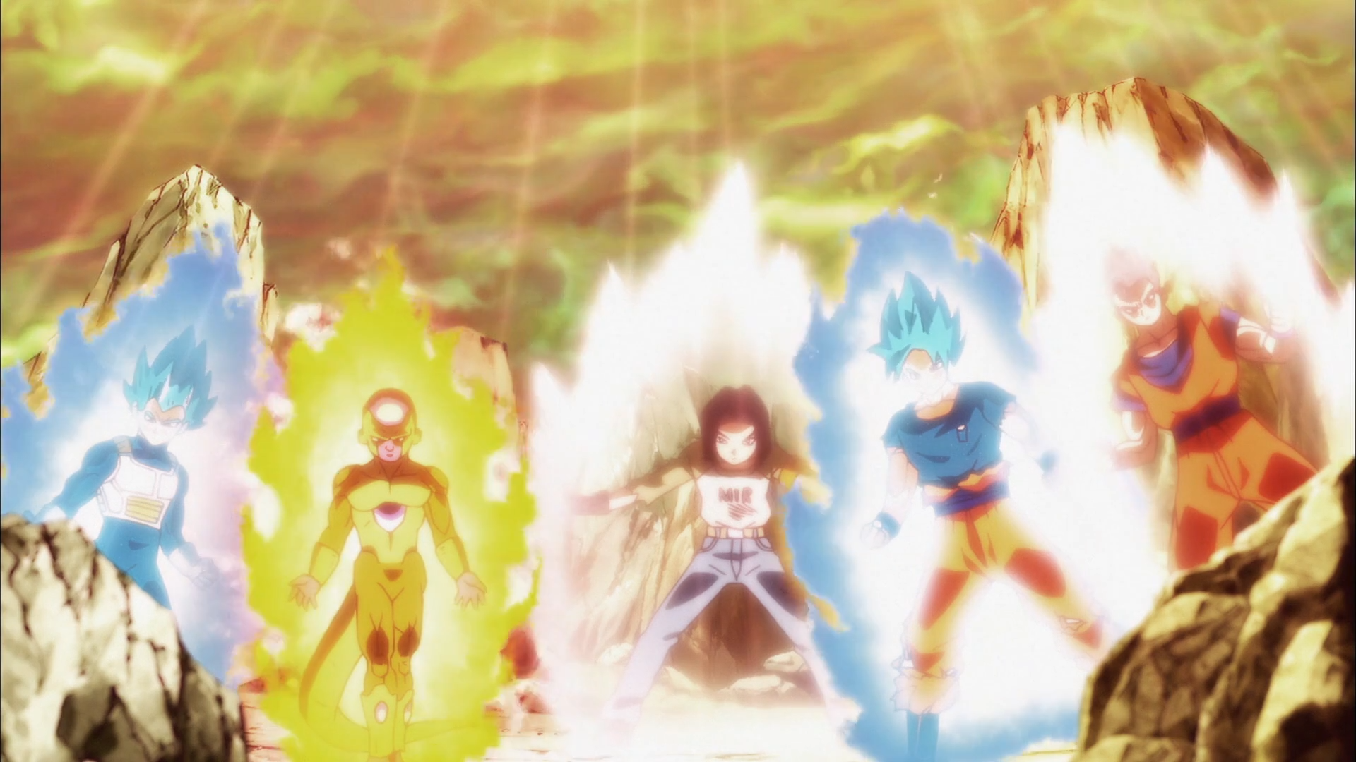 Goku Vegeta And Frieza - HD Wallpaper 