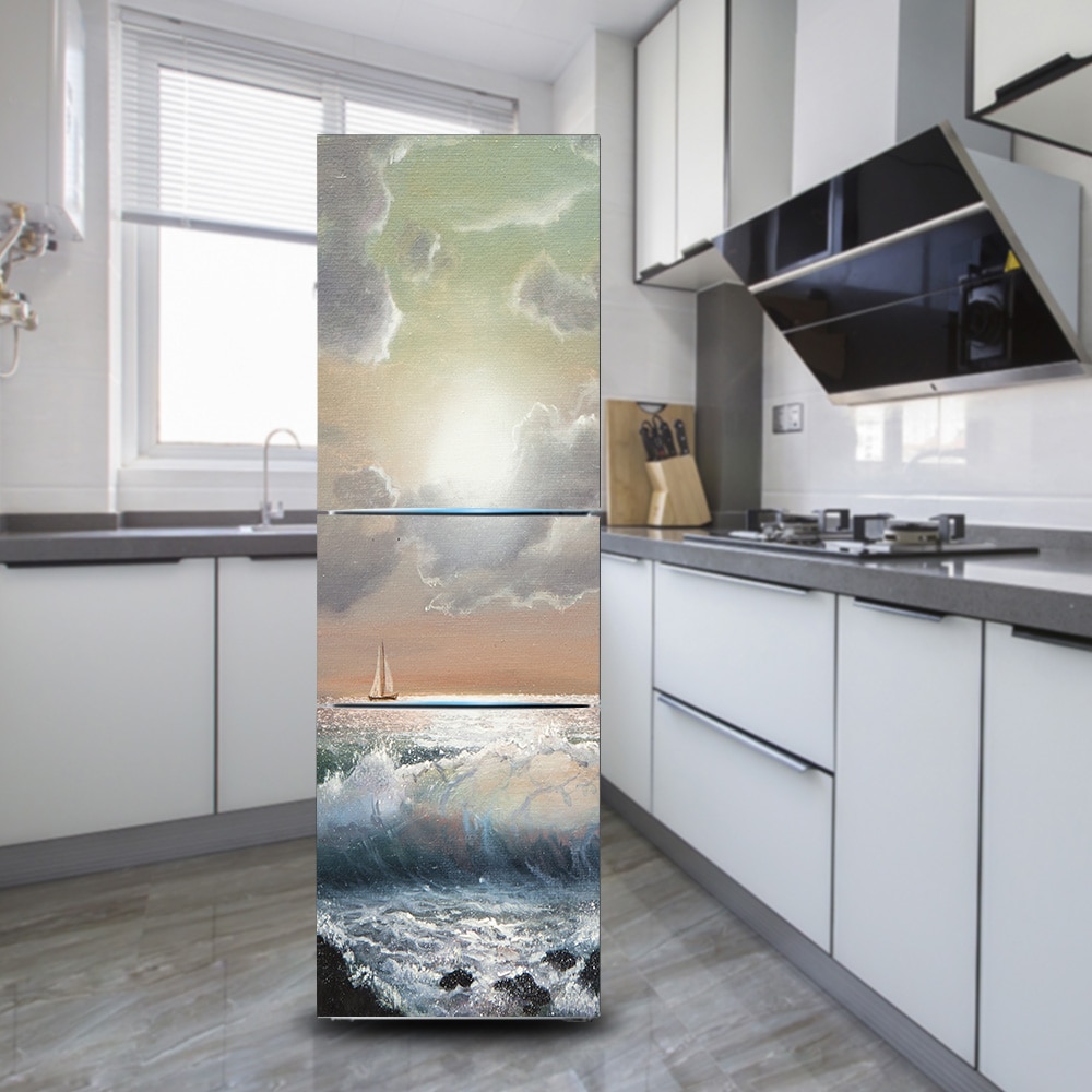 3д Наклейки На Холодильник - HD Wallpaper 