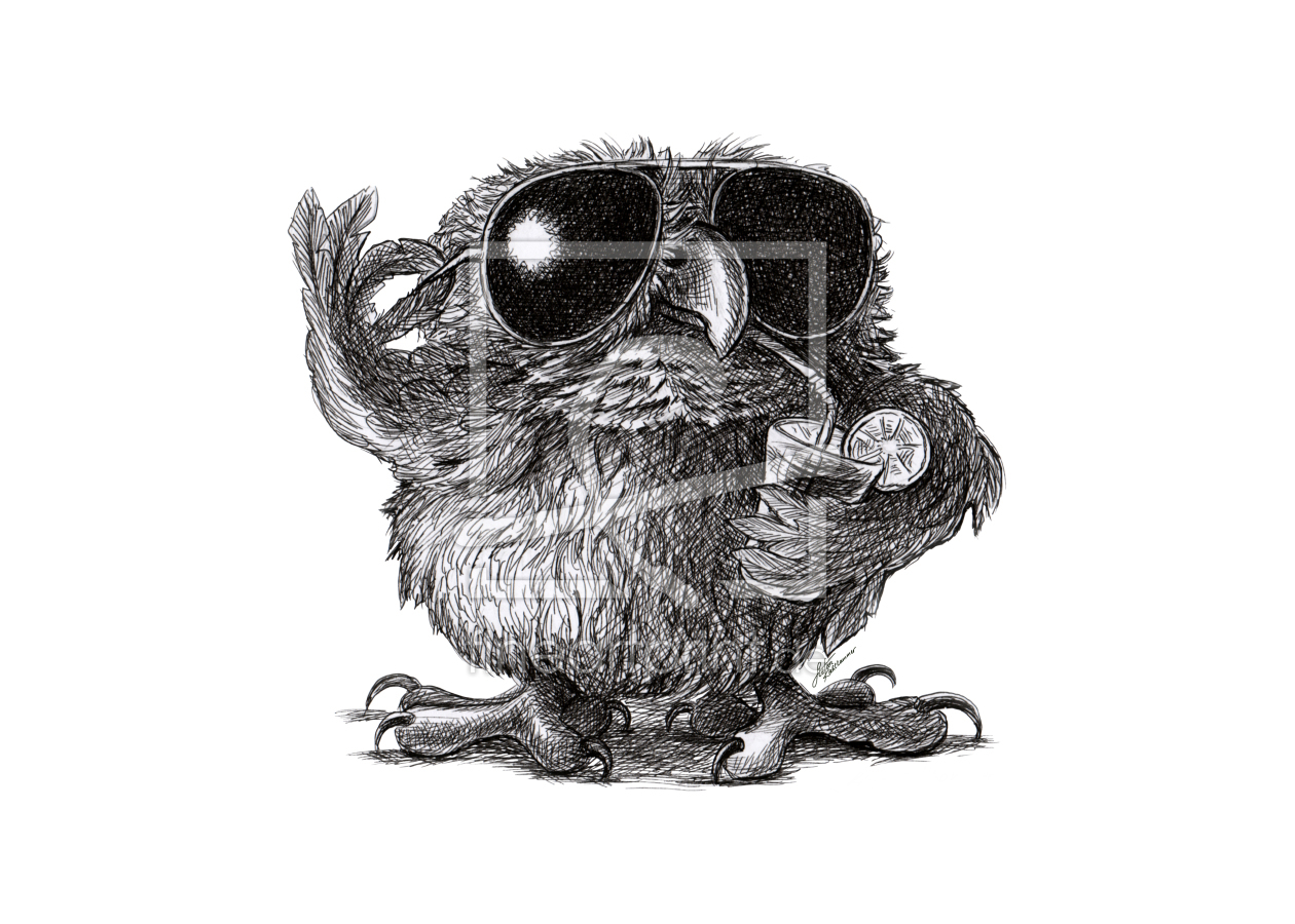 11467976 Coole Eule Erstellt Von Stefankahlhammer - Owl Drawing - HD Wallpaper 