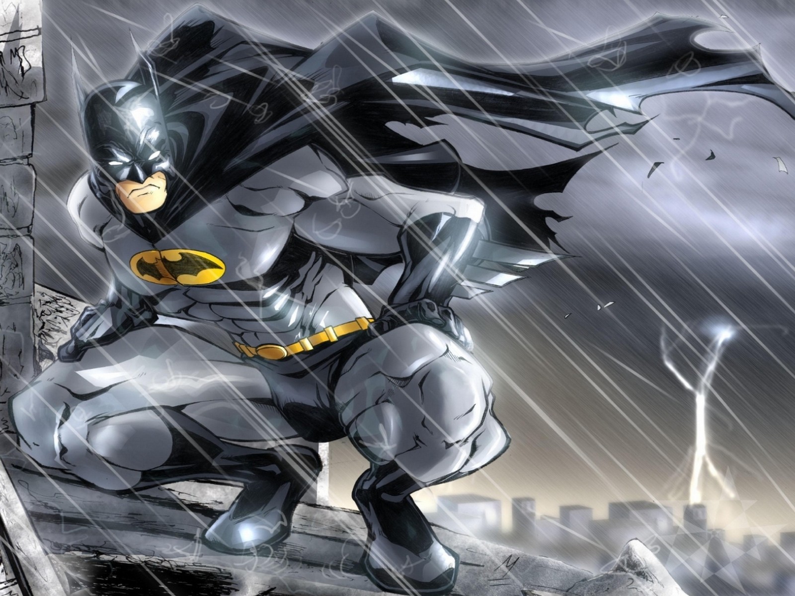 Fondo De Batman Animado - HD Wallpaper 