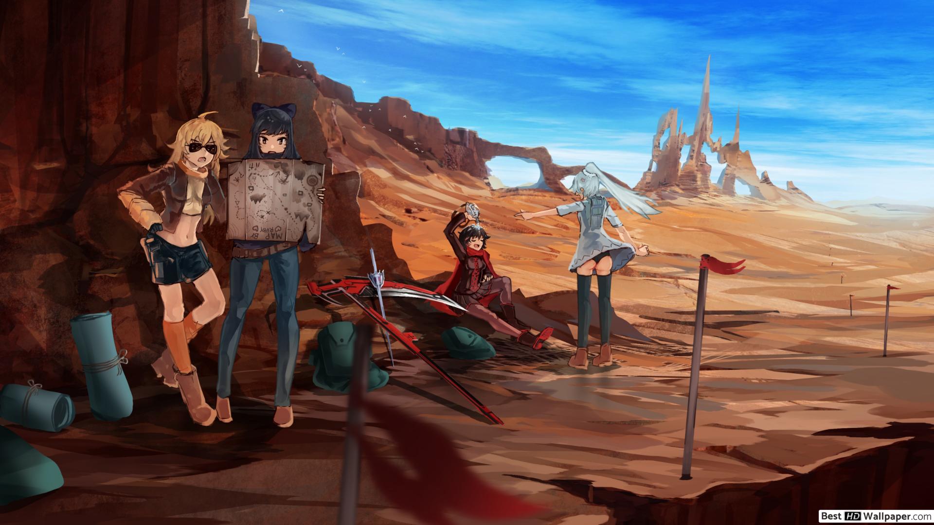 Rwby Desert - HD Wallpaper 