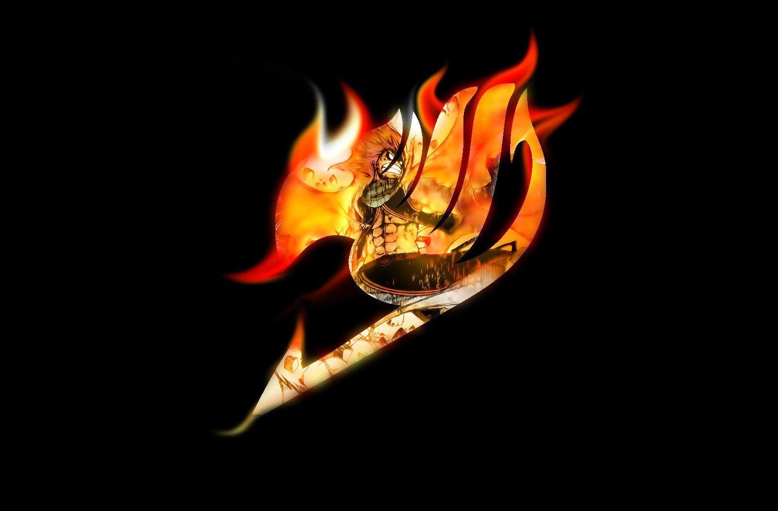 Wallpaper Movimiento Android - Fairy Tail Logo Flames - HD Wallpaper 
