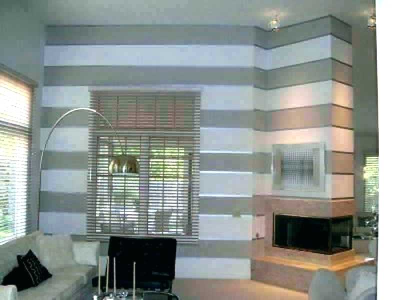 Horizontal Striped Wallpaper Designs Stripes On Wall - Stripes Wall Painting Ideas - HD Wallpaper 